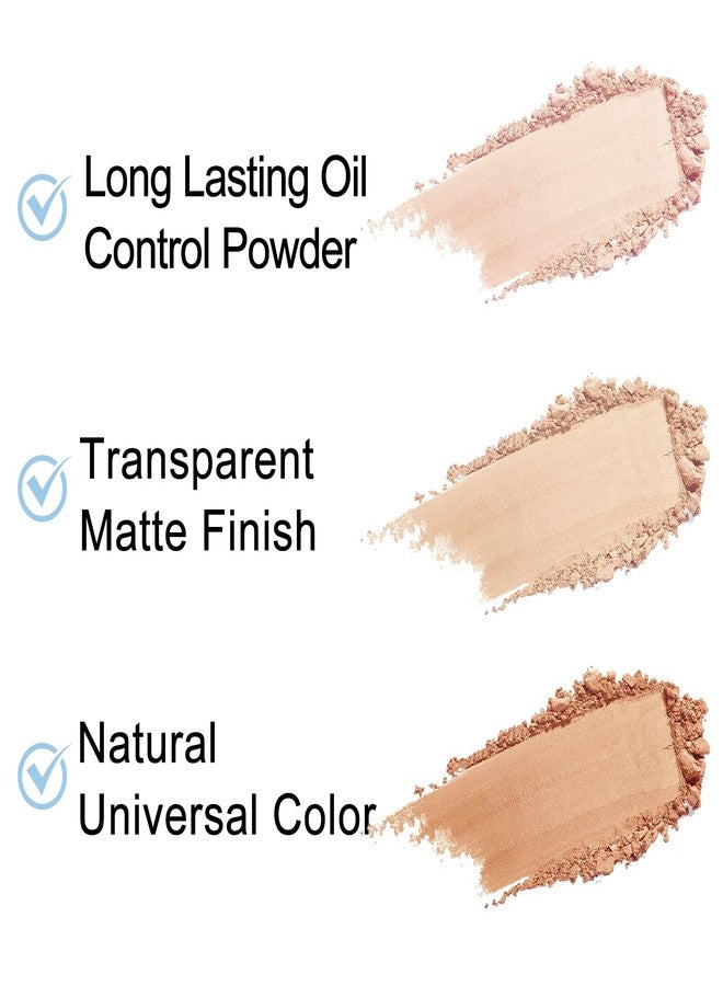 GEUUFEA Hydrating Face Powder, Oil Control Face Pressed Powder, Long-lasting Flawless Setting Powder, Matte Waterproof Makeup for Oily Combination and Mature Skin - Image 3